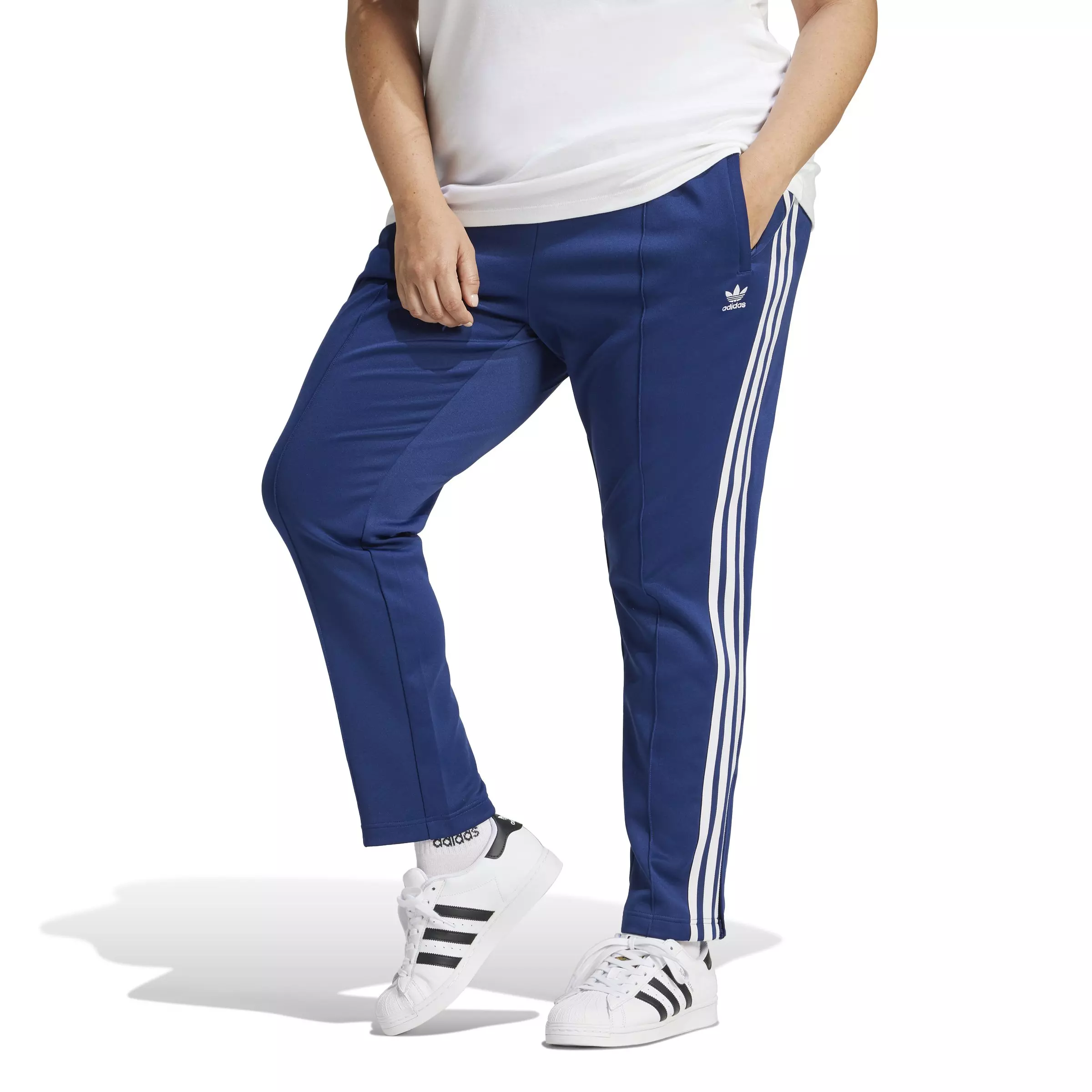 Adidas Adicolor SST Track Pants Plus Size Dark Blue 1x Womens Originals Pants